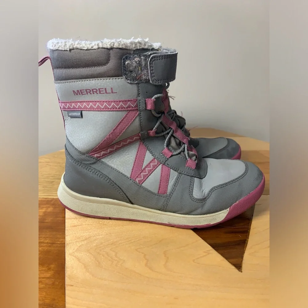 Girls 3M kids Merrel winter snow boots